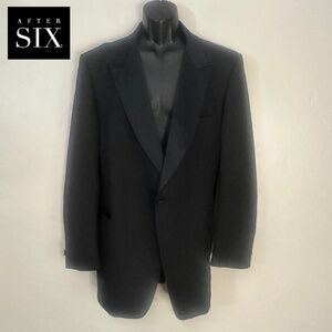 After Six Peak Lapel Tuxedo Jacket 50L Gently worn Wool blend no fabric tag